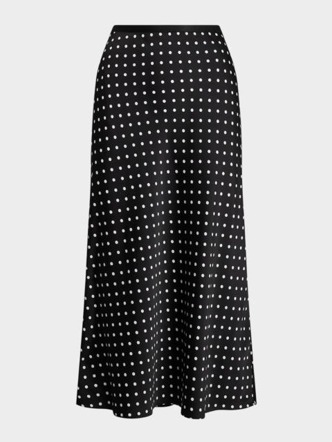 Polo Ralph Lauren Polka-Dot Satin Skirt