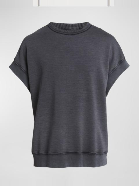 Dries Van Noten Men's Haxt Short-Sleeve Sweatshirt