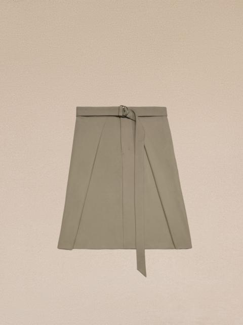 AMI Paris A Line Skirt With Floating Panels