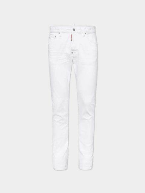 DSQUARED2 WHITE BULL COOL GUY JEANS