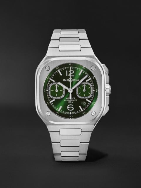 Bell & Ross BR 05 Automatic Chronograph Stainless Steel Watch, Ref. BR05C-GN-ST/SST