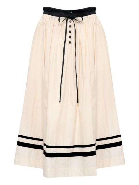 RENLI SU striped skirt