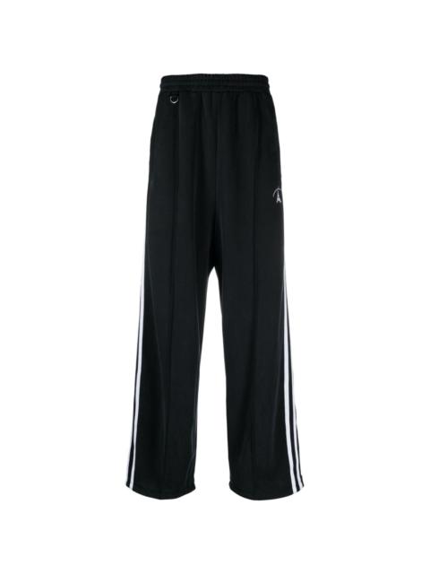doublet logo-embroidered stripe-detail track pants