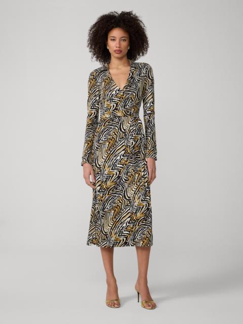DIANE VON FURSTENBERG Abigail Midi Wrap Dress