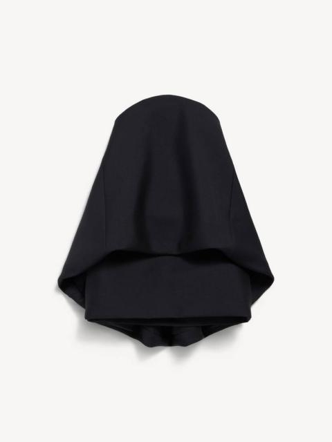 BALENCIAGA Women's Mini Balloon Dress in Black