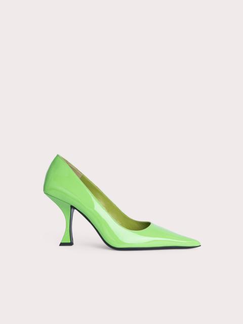 BY FAR Viva Fresh Green Patent Leather