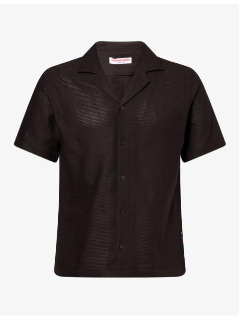 ORLEBAR BROWN Maitan Open-Weave Cotton Shirt