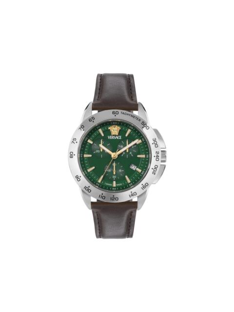 VERSACE Versace V-Sport Chrono Leather Watch VEKIA0225