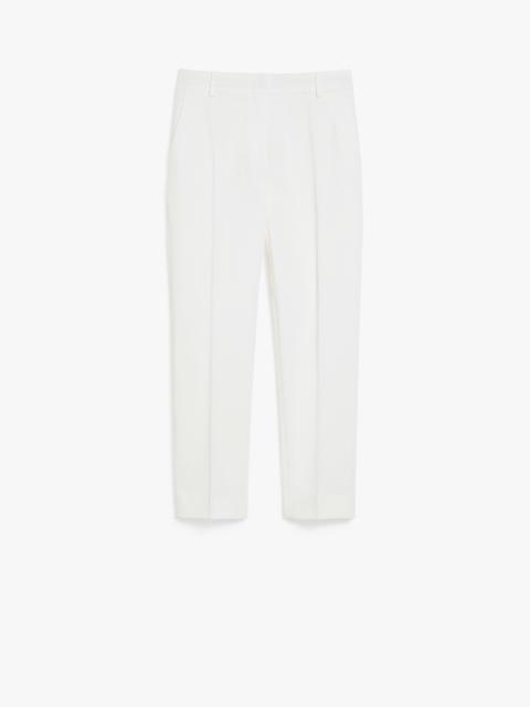 LINCE1234 Stretch satin cropped trousers