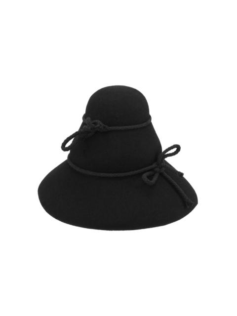 HENRIK VIBSKOV TOWER HAT - BLACK