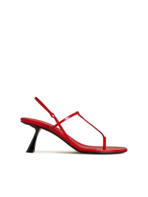 KHAITE Linden T-bar strap 65mm sandals