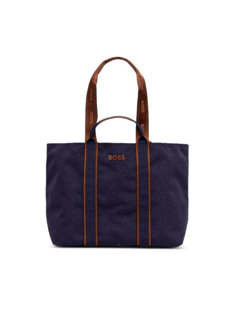 BOSS logo-detail tote bag