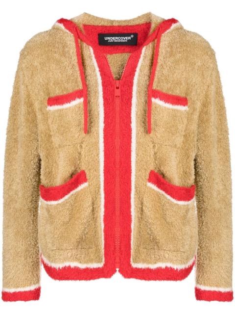 UNDERCOVER textured hooded jacket