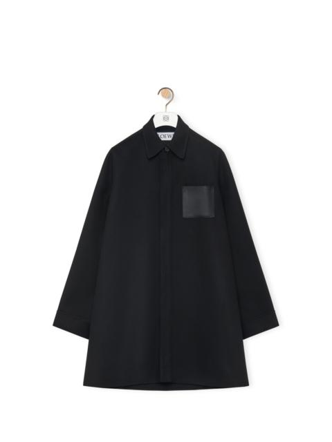 Loewe Trapeze coat in wool and cashmere