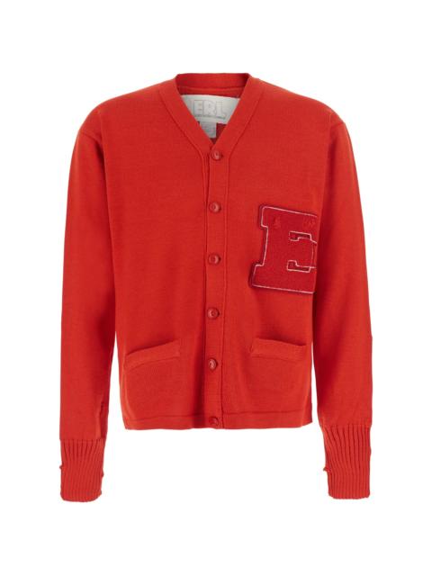 ERL Erl Varsity Distressed Cardigan