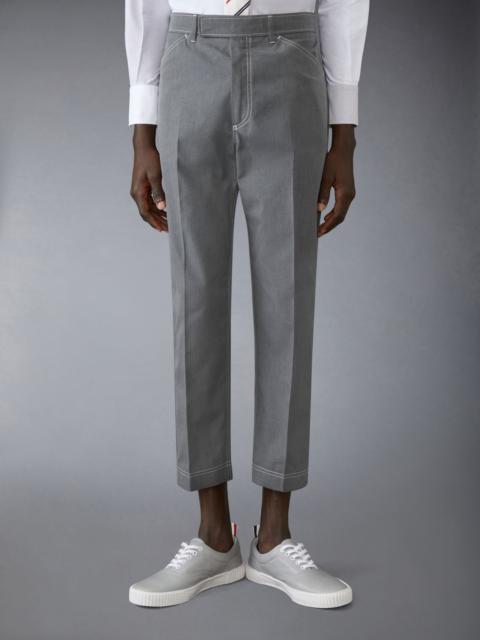 Thom Browne TYPEWRITER CLOTH TAPERED CHINO
