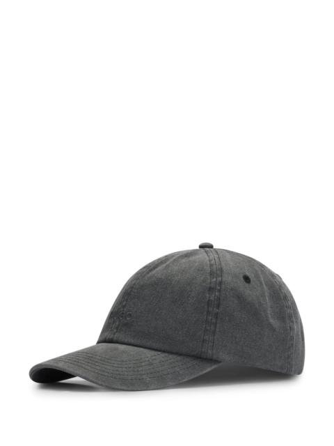 HUGO COTTON-TWILL 6-PANEL CAP WITH EMBROIDERED LOGO