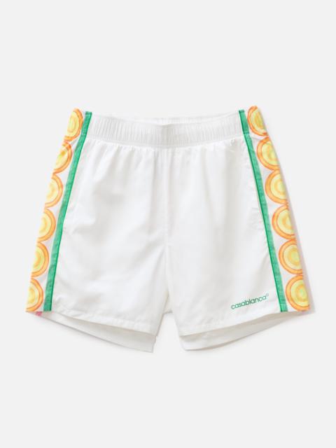 PRINTED CRAYON SWIM SHORTS