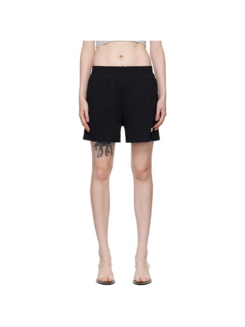 Black Logo Patch Shorts