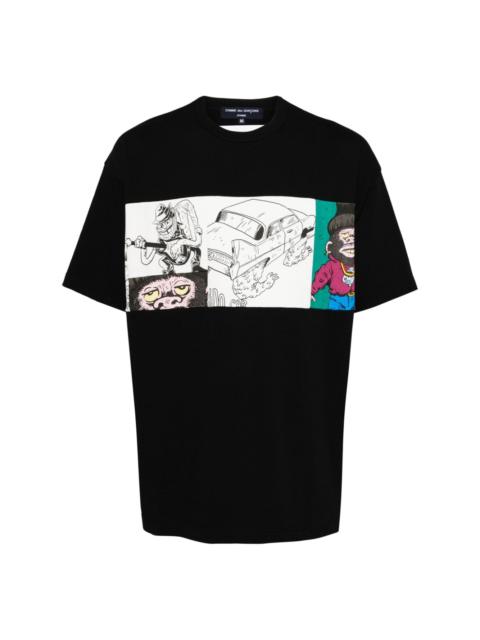 graphic-print cotton T-shirt