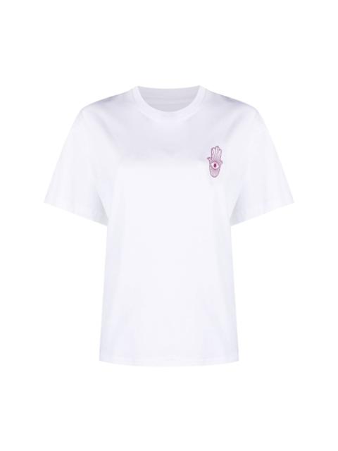 motif-print short-sleeve T-shirt