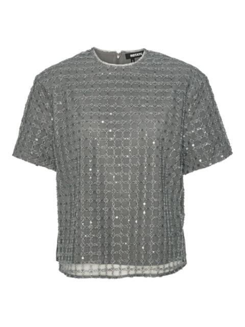 ROTATE beaded T-shirt