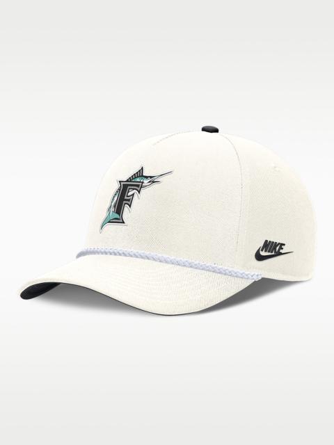 Nike Miami Marlins Cooperstown Rise Men's Nike MLB Adjustable Hat
