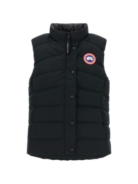 Canada Goose quilted logo patch vest