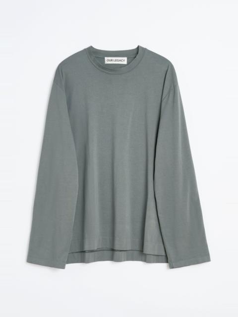 Our Legacy Box Longsleeve Grey Sage Clean Jersey