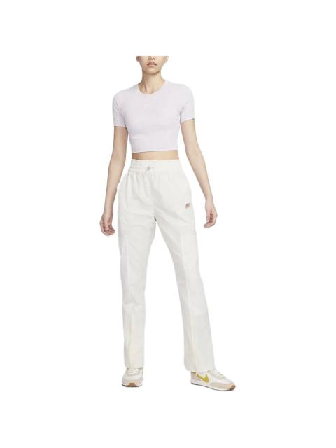 Nike (WMNS) Nike Sportswear Utility High Waist Adjustable Casual Pants 'White' FZ6565-104