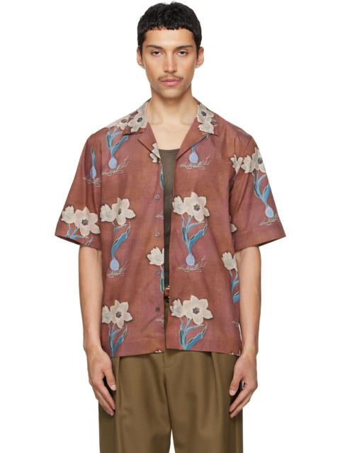 Paul Smith Brown S/S Regular Fit Shirt