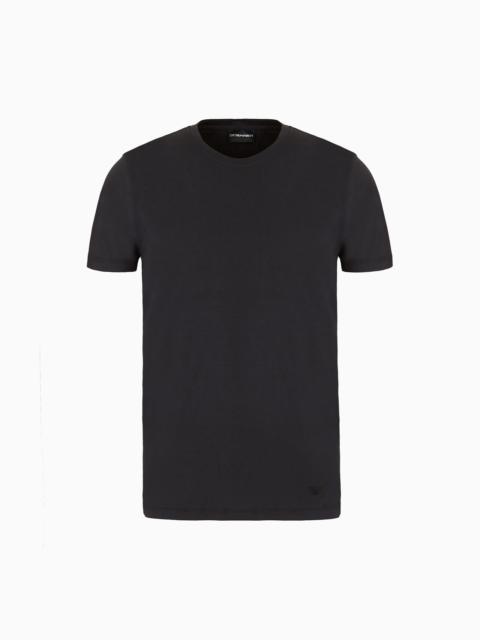 EMPORIO ARMANI Silk/cotton blend T-shirt
