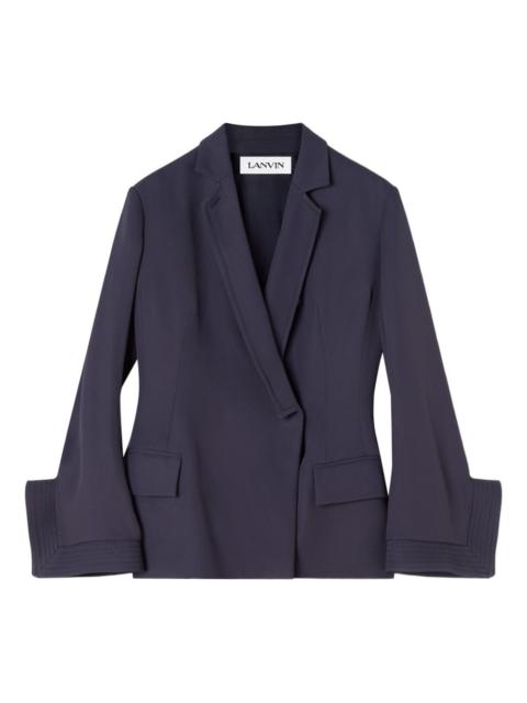 Lanvin double-breasted cuff-detail blazer