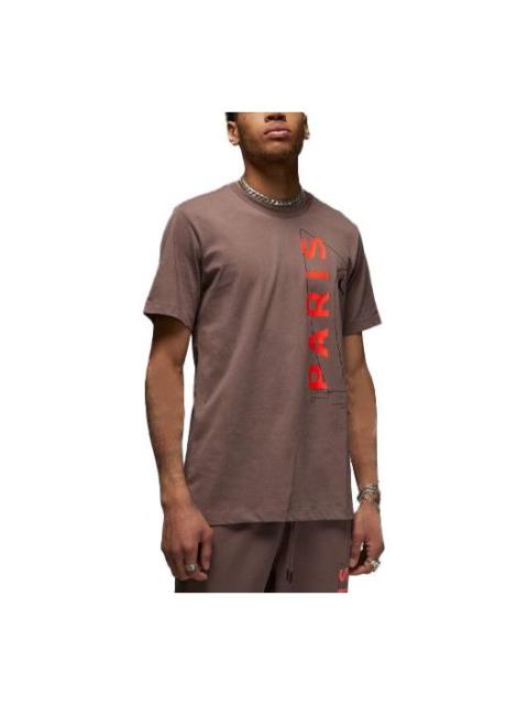Jordan 에어 요르단 성명 다이아몬드 T-Shirt 'Brown' DM3093-291