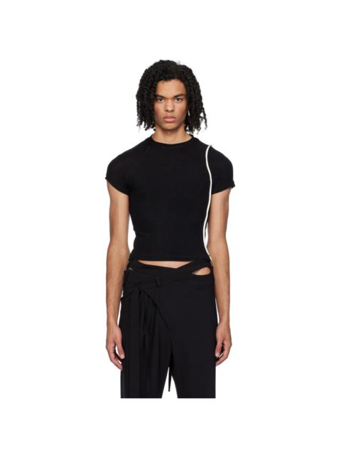 OTTOLINGER Black Cropped T-Shirt