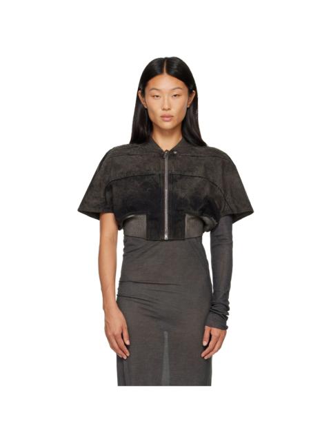 Rick Owens DRKSHDW Gray Tower Tatlin Bomber Jacket