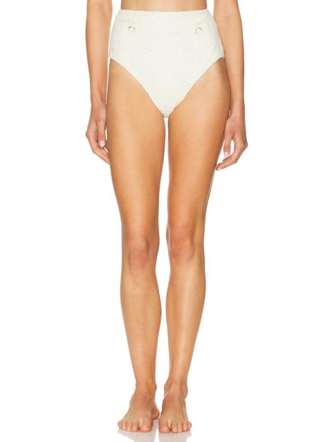 SIMKHAI Diana High Waisted Bikini Bottom