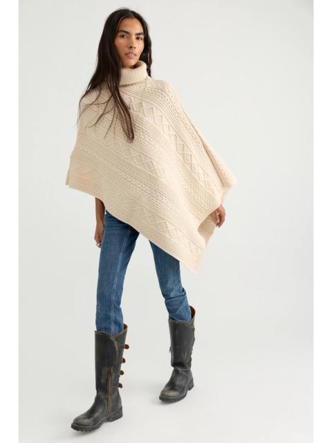 FREE PEOPLE Cannon Cable Poncho