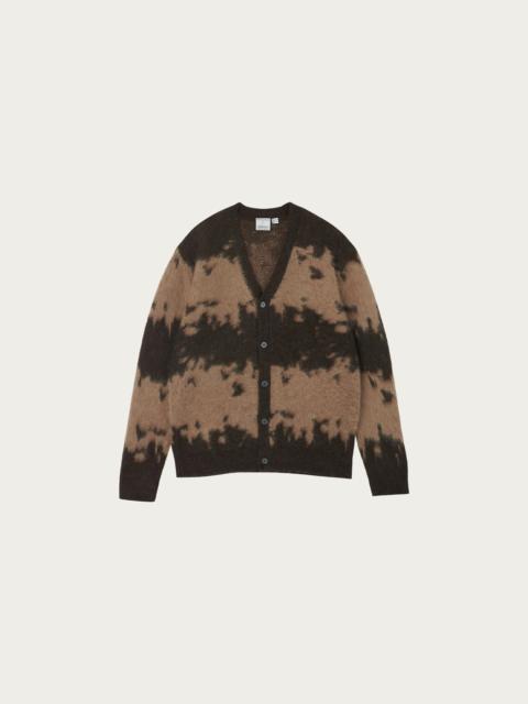 GRAMICCI Mohair Splatter Cardigan - Taupe Splatter