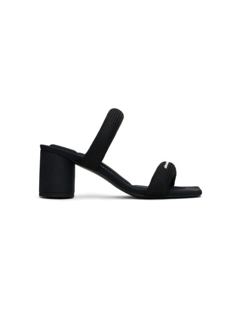 Alexander Wang Black Jax Tubular Heeled Sandals