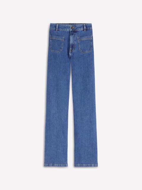 BODEN Straight Leg Pocket Jeans-Mid Vintage