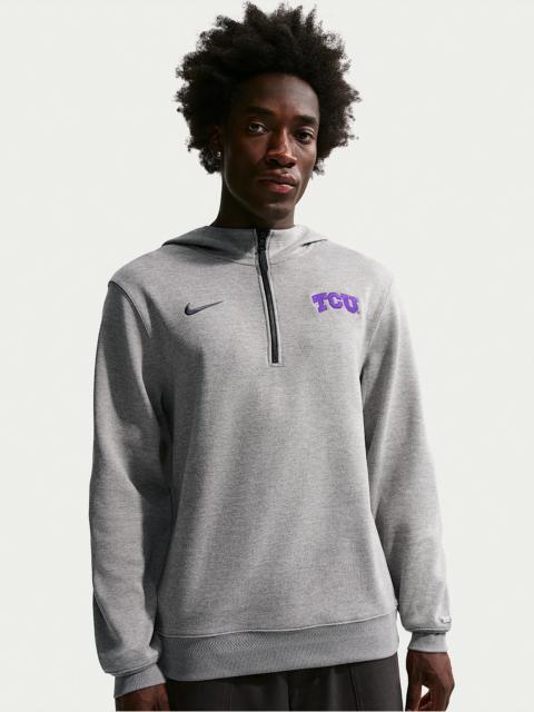 Nike TCU Horned Flogs Nike NCAA Men's Basketball Coaches' Pullover Hoodie