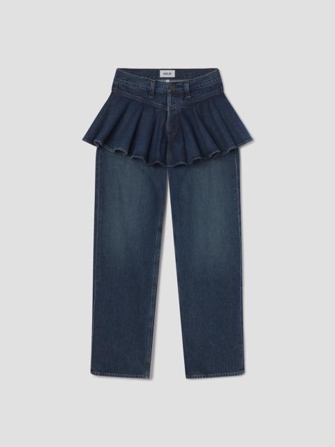 AGOLDE PEPLUM JEAN IN PEAK