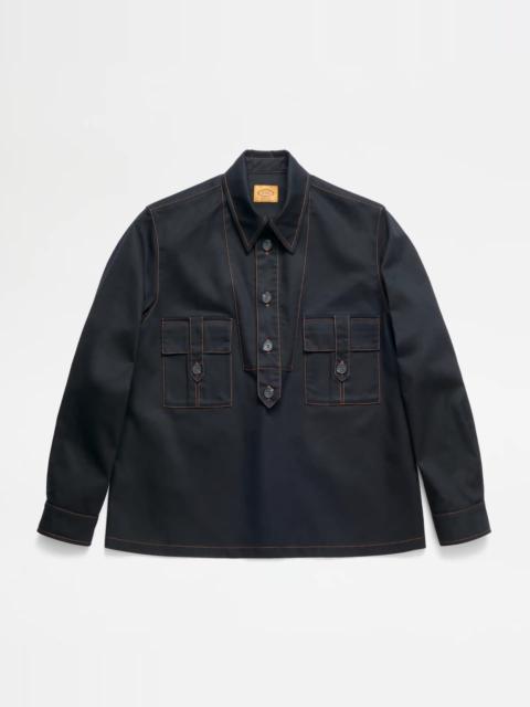 Tod's MILITARY SHIRT - BLACK