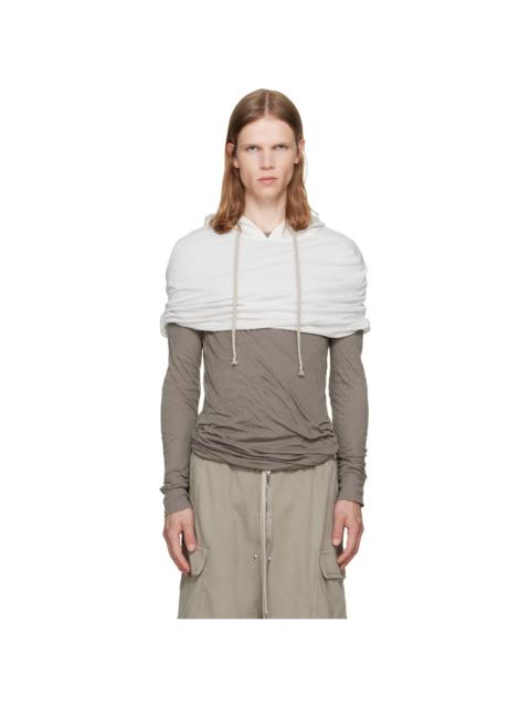 Rick Owens DRKSHDW White Tower Hood