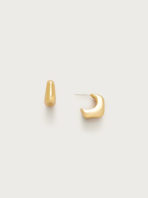 J.CREW Sculptural huggie hoop earrings