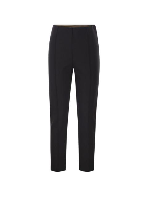 Max Mara slim fit crease trousers