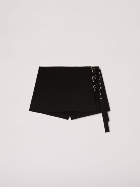 BUCKLED MINI SKORT