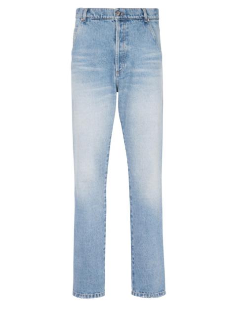 Balmain Straight-leg cotton jeans