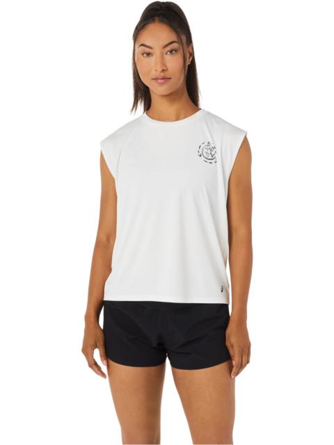 Asics WOMEN'S OCEAN WASTE RUN TOP